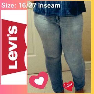 LEVIS Skinny Jeans | Size 16/27 in inseam | $8